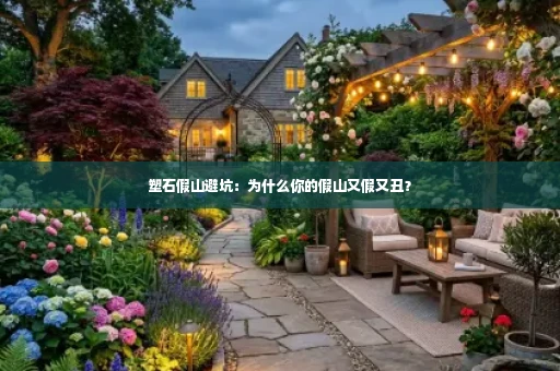 塑石假山避坑:为什么你的假山又假又丑?