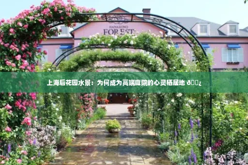 上海后花园水景：为何成为高端庭院的心灵栖居地 🌿