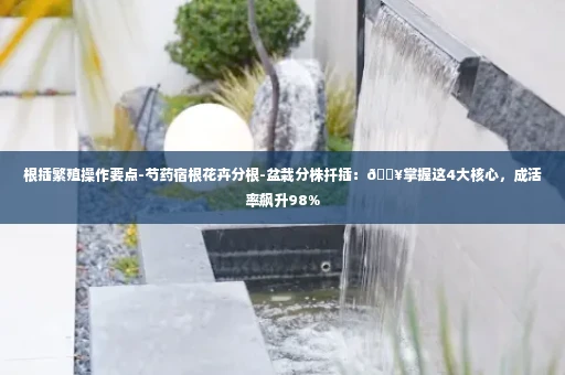 根插繁殖操作要点-芍药宿根花卉分根-盆栽分株扦插:🔥掌握这4大核心,成活率飙升98%